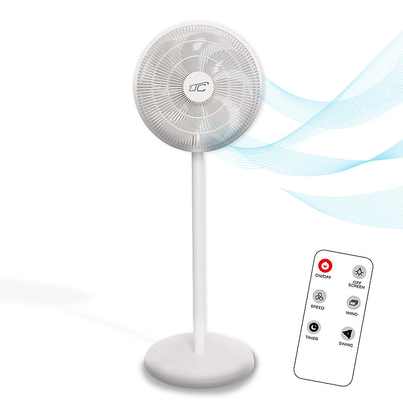 Standing Fan WT114 55W 14" digital display, remote, white