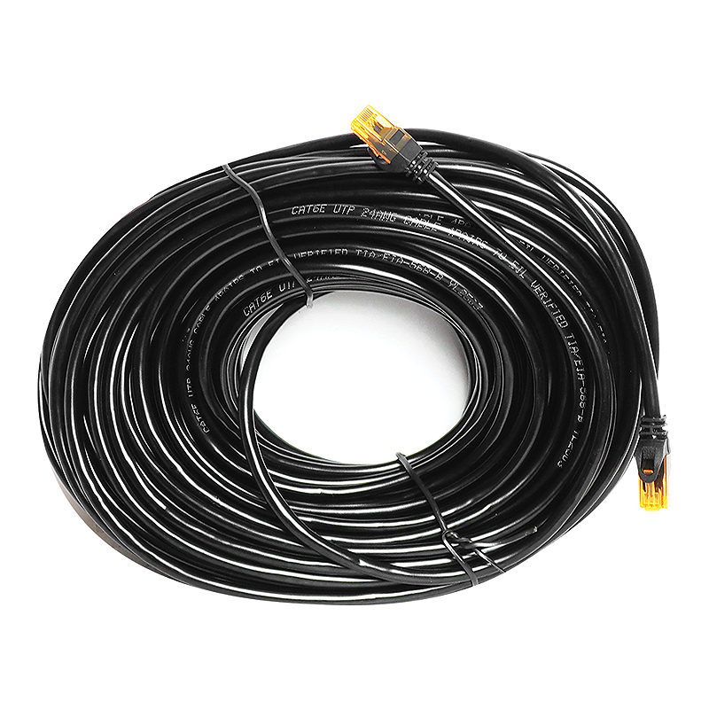 8P8C CAT6e UTP Connection network Cable (patchcord) 25m black