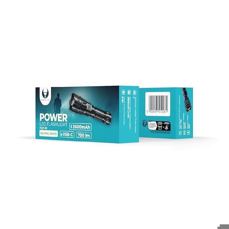 Lommelygte 2600mAh 700lm