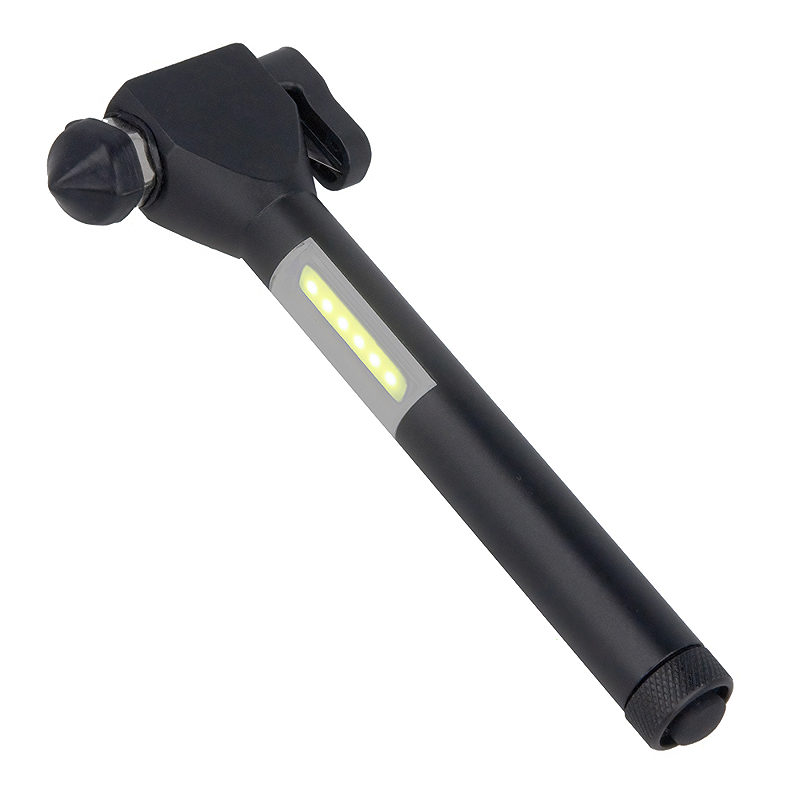 Forever Light LED flashlight EMERGENCY with hammer and magnet 2xAAA COB FLF-03 - Billede 2