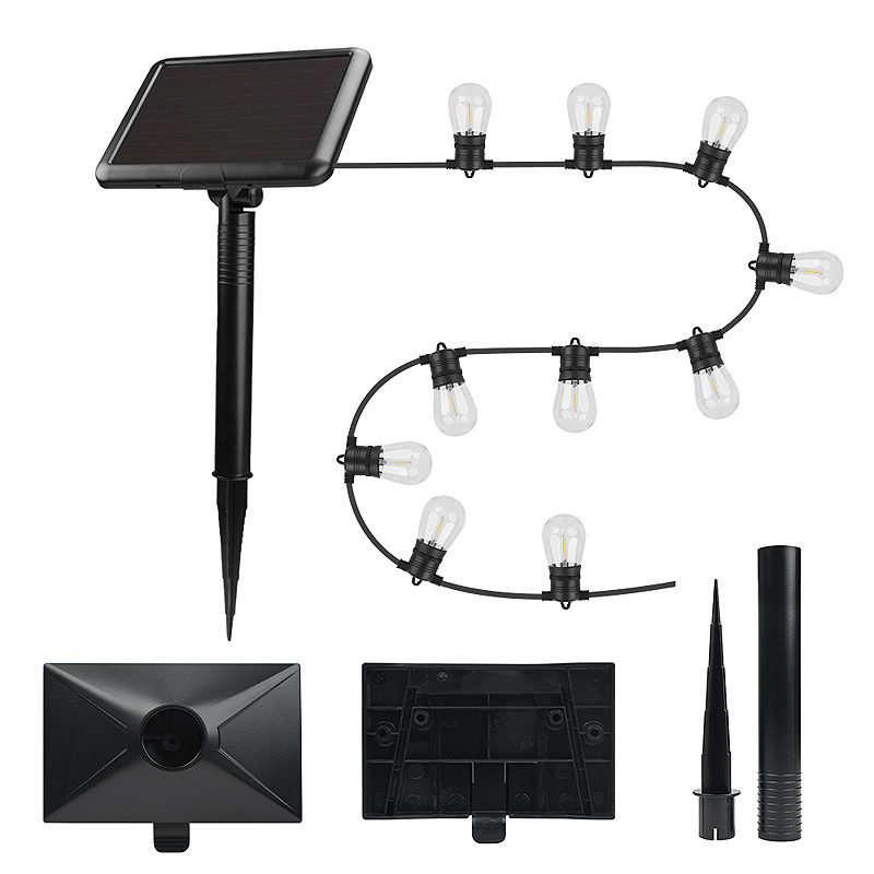 Forever Light LED Solar Garland SUNARI FLS-60 7,5m 10 bulbs IP44 - Billede 4