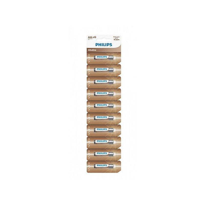 Battery PHILIPS AAA LR03 10pcs blister Entry Alkaline