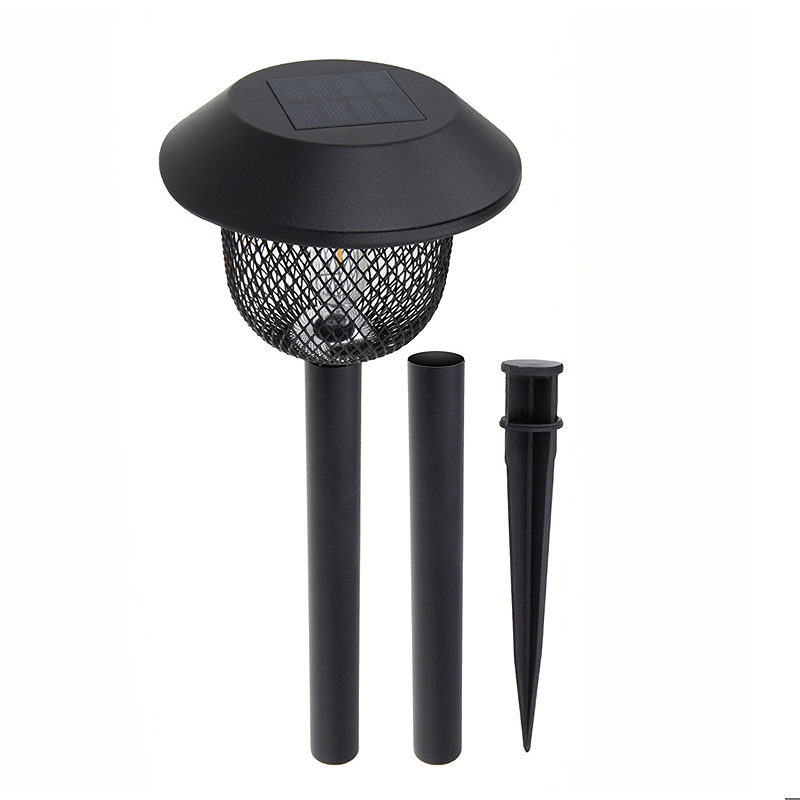 Forever Light Solar LED Lamp Steel Post SUNARI FLS-30 black - Billede 2