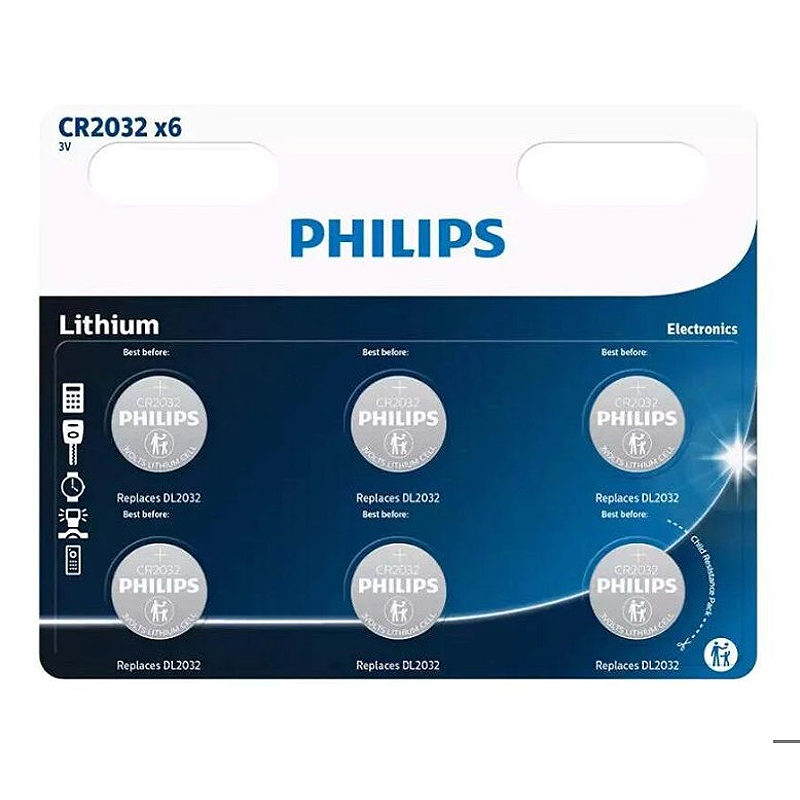 Philips CR2032P601B husholdningsbatteri CR2032 Lithium