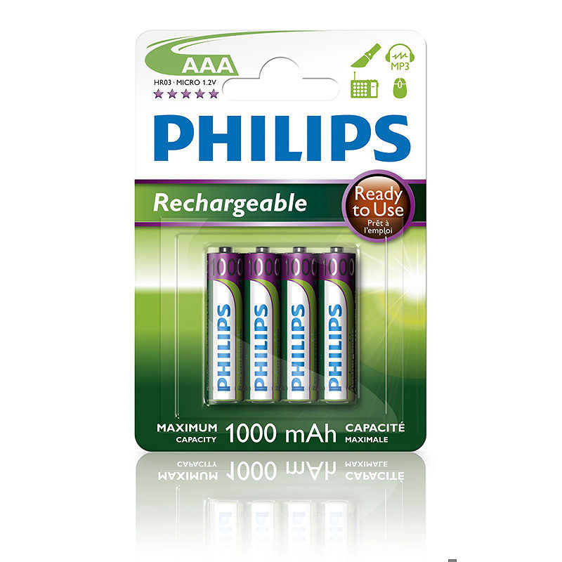 Philips Rechargeables Batteri R03B4RTU10/10