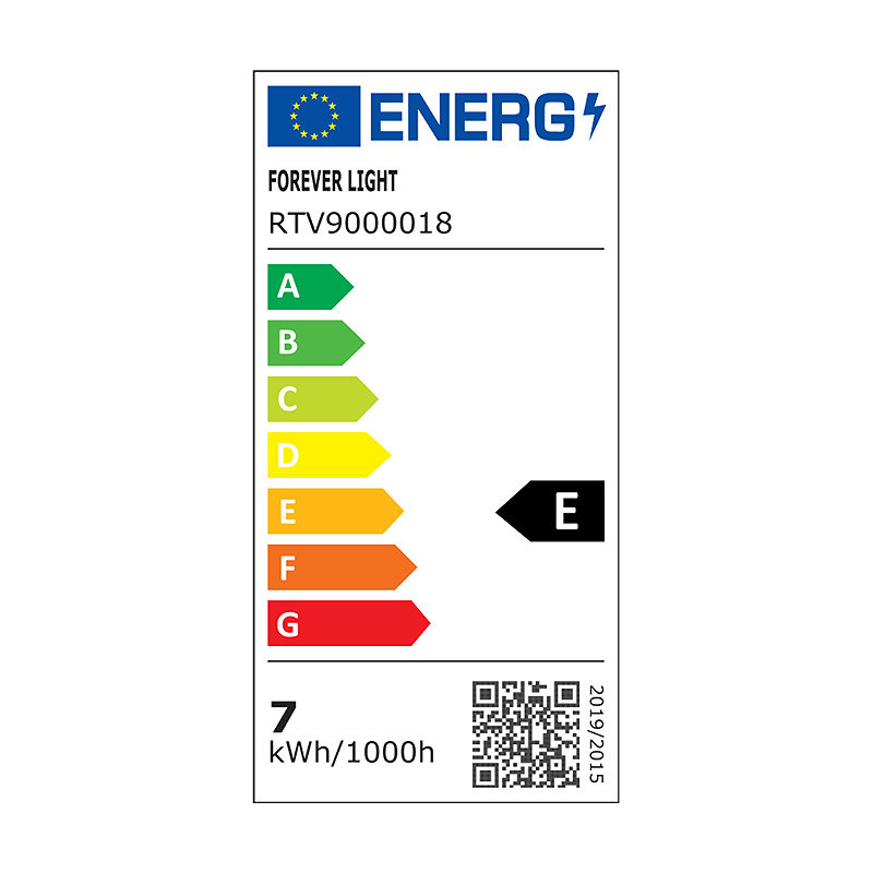 Forever Light LED Bulb E27 C37 7.2W 840lm 6000K class E - Billede 2