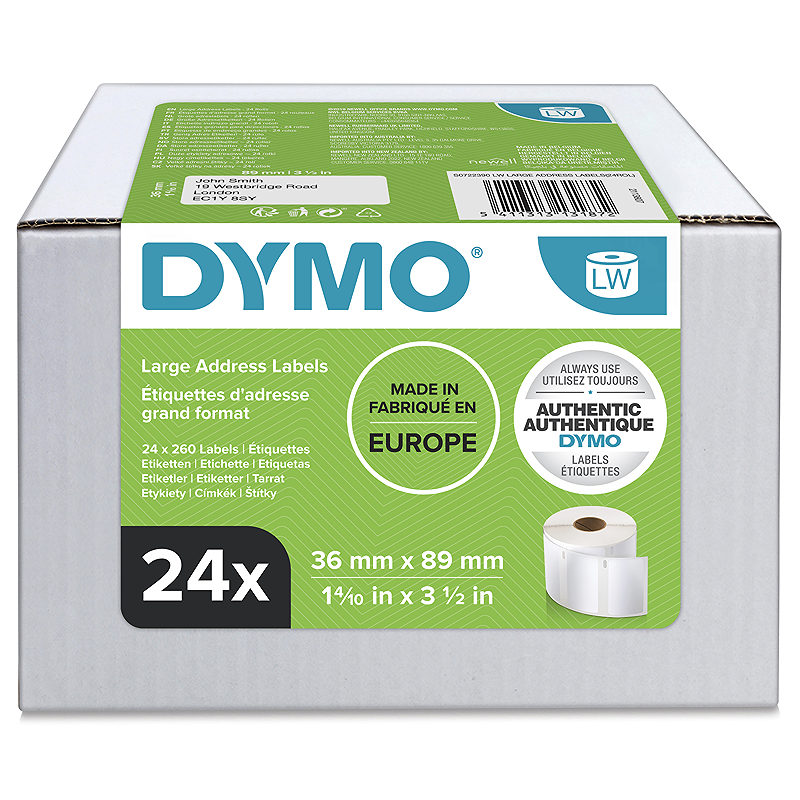 DYMO Original LabelWriter Store adresseetiketter