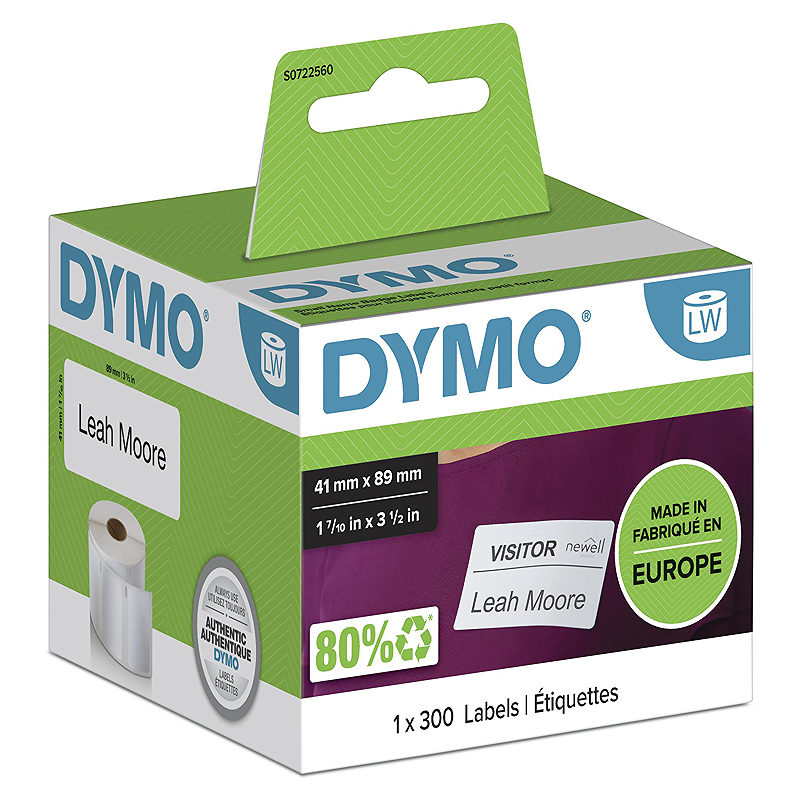 DYMO Ægte LabelWriter Små Navneskilteetiketter