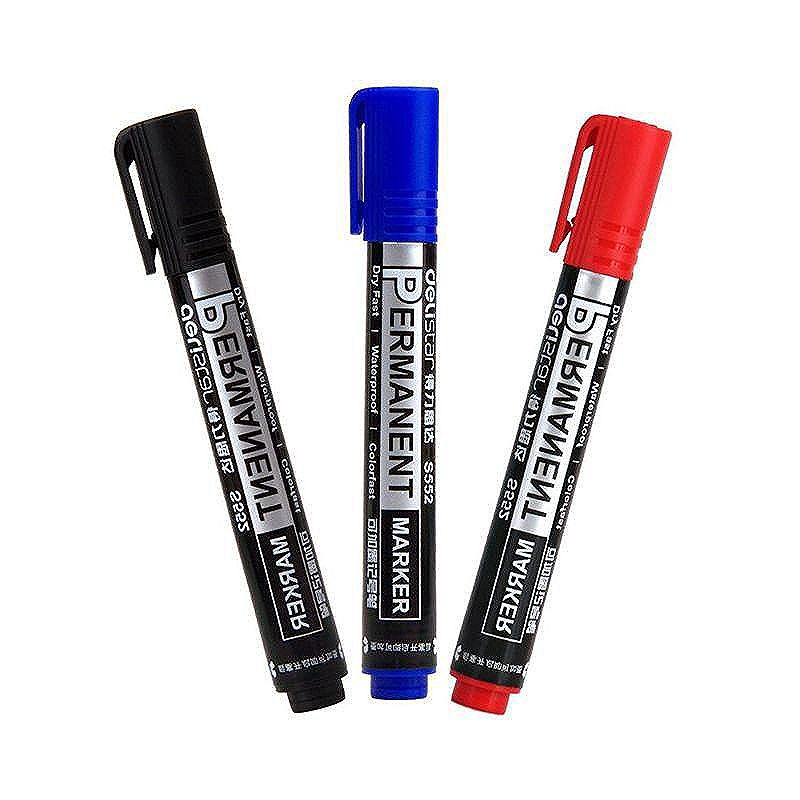 Permanent marker, tusch Red