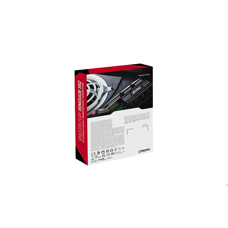 Kingston Technology 4000G RENEGADE PCIe 4.0 NVMe SSD M/HEATSINK - Billede 5