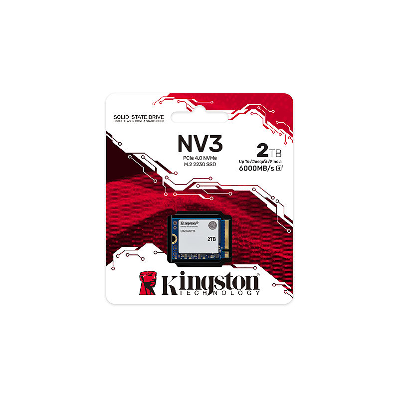 Kingston Technology 2000G NV3 M.2 2230 NVMe SSD - Billede 3