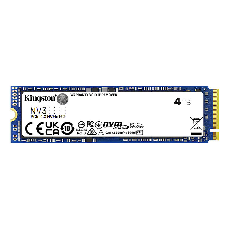 Kingston Technology 4000G NV3 M.2 2280 NVMe SSD - Billede 3