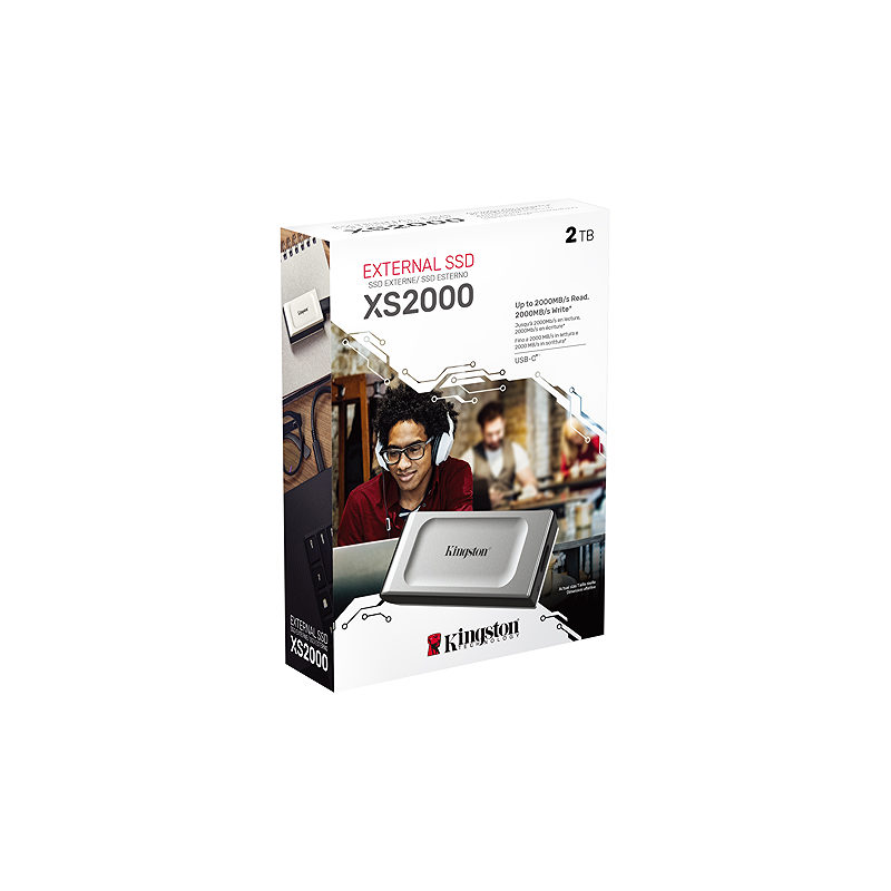 Kingston Technology 2000G PORTABLE SSD XS2000 - Billede 6