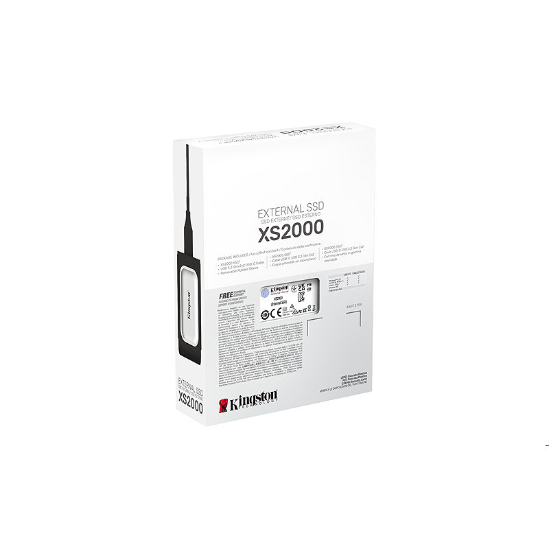 Kingston Technology 2000G PORTABLE SSD XS2000 - Billede 7