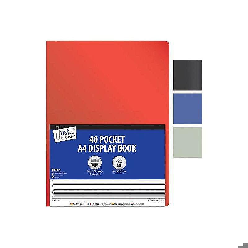 Tilbuds mappe A4 med 40 lommer