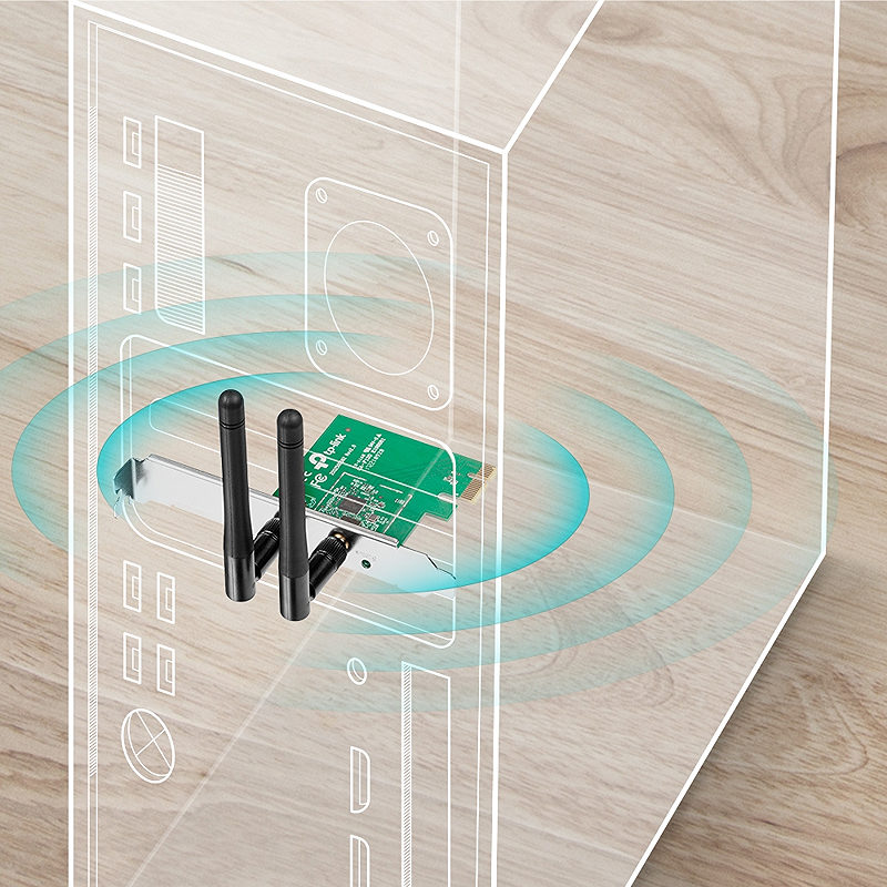 TP-Link TL-WN881ND netværkskort Intern WLAN 300 Mbit/s