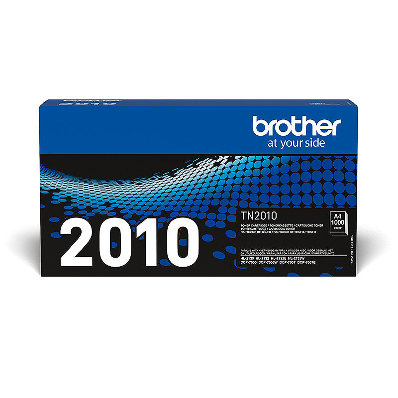 Brother TN-2010 tonerpatron 1 stk Original Sort