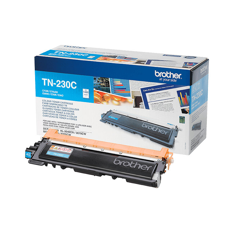 Brother TN-230C tonerpatron 1 stk Original Blå