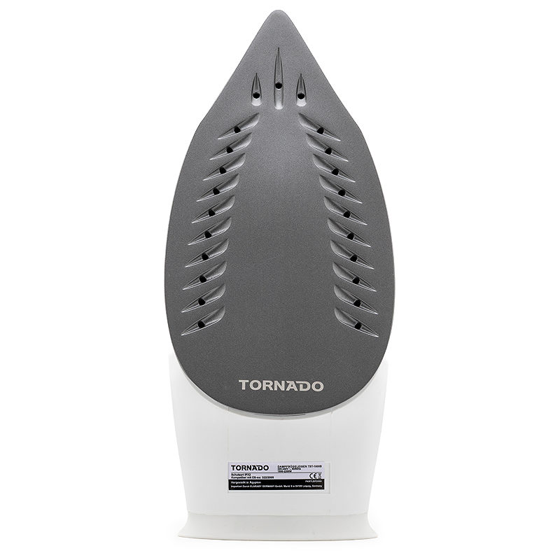TORNADO TST-1800B strygejern Dampstrygejern Teflon 1800 W Hvid - Billede 4