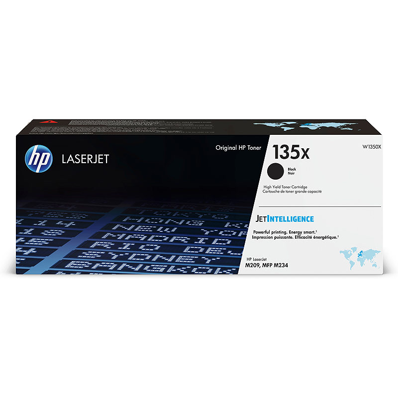 HP LaserJet Original 135X -tonerpatron med høj kapacitet, sort