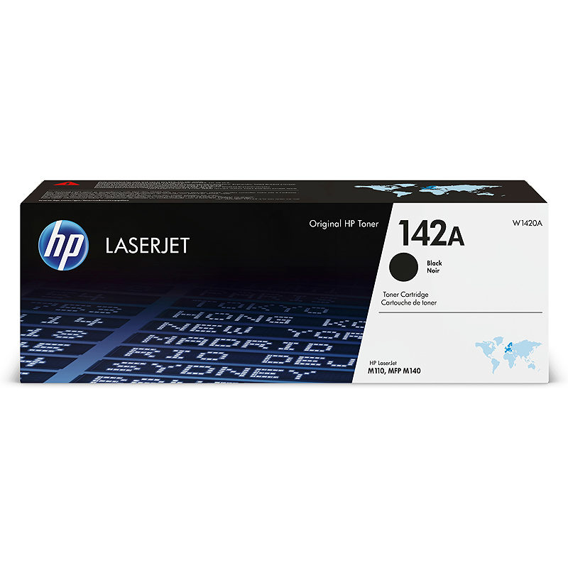 HP 142A Original LaserJet-tonerpatron, sort