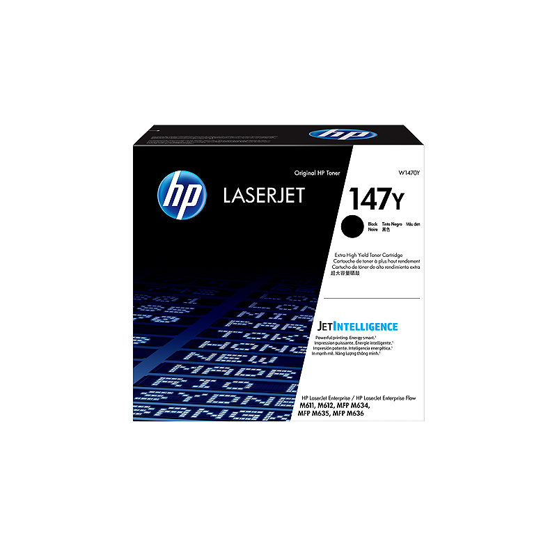 HP 147Y Original LaserJet-tonerpatron med ekstrahøj kapacitet, sort