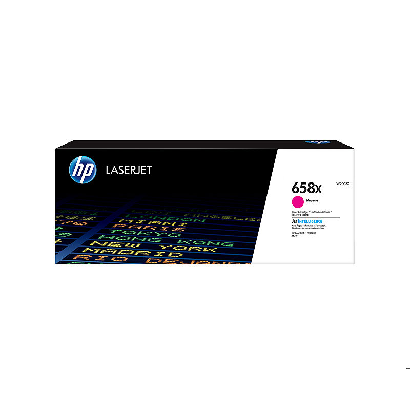 HP Original 658X LaserJet-tonerpatron med høj kapacitet, magenta