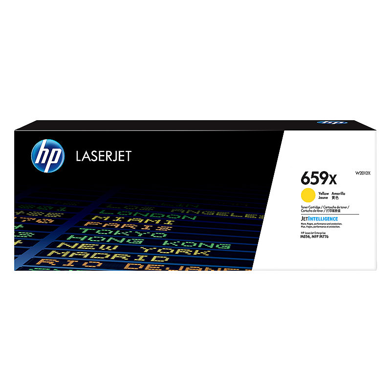 HP LaserJet 659X Original -tonerpatron med høj kapacitet, gul