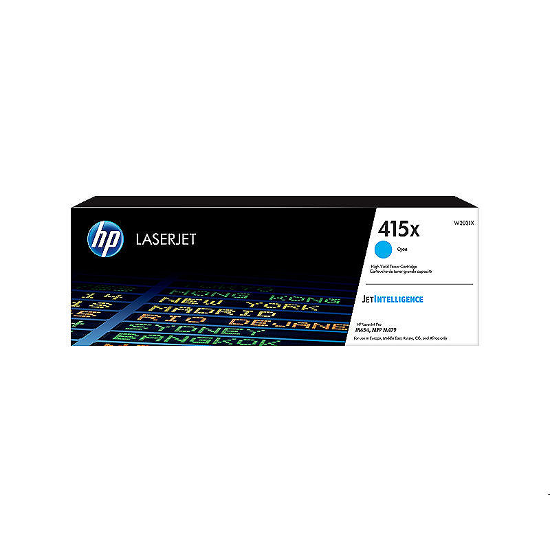 HP 415X Original LaserJet-tonerpatron med høj ydelse, cyan