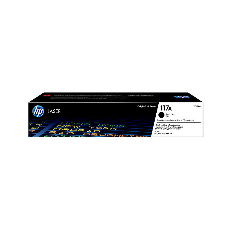 HP 117A Original lasertonerpatron, sort