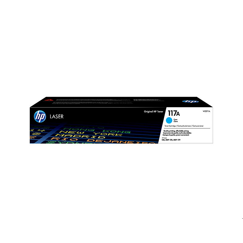 HP 117A Original lasertonerpatron, cyan