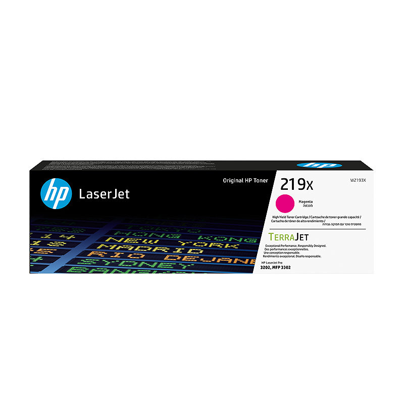 HP 219X original LaserJet-tonerpatron med høj ydelse, magenta