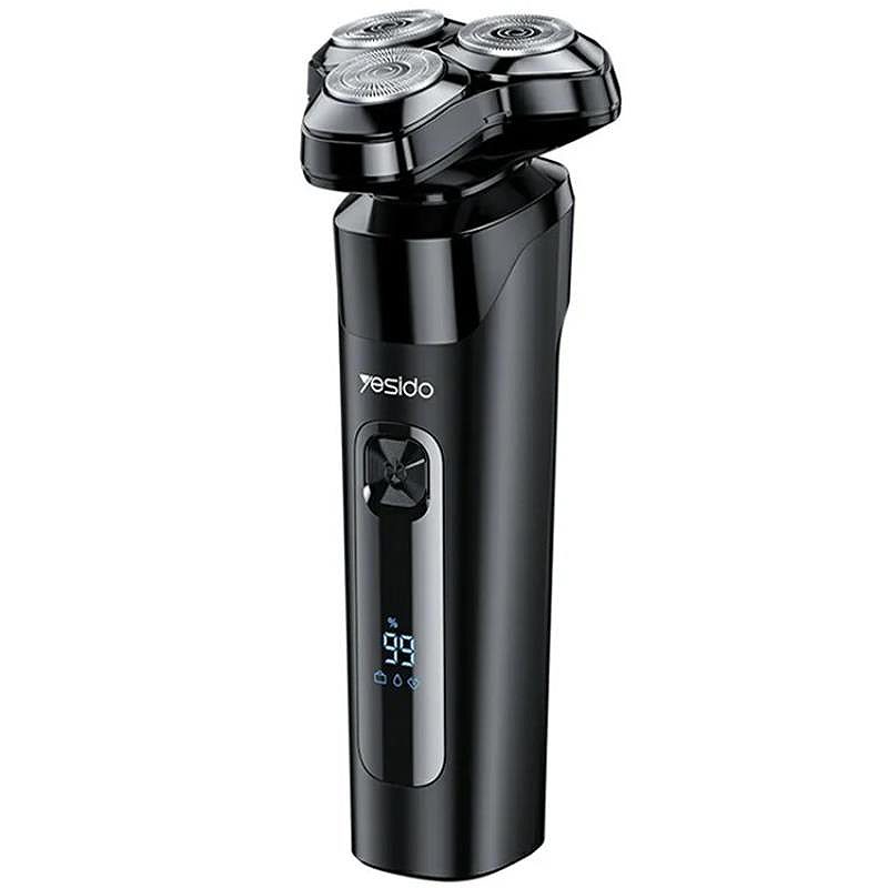 YESIDO  Electric Shaver MG05 600mAh IPX7 + 3 Steel Blades, BLACK