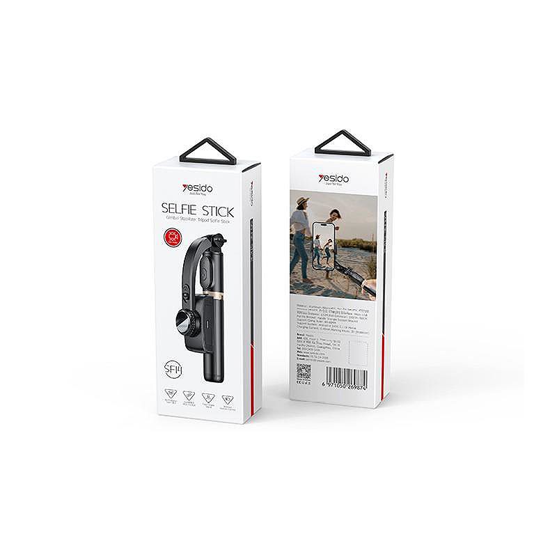 YESIDO SF14 SELFSTICK/GIMBAL BT + PILOT BLACK - Billede 2