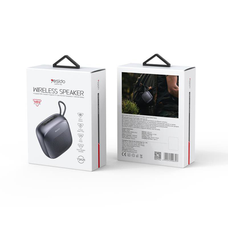 YESIDO WIRELESS LOUDSPEAKER YSW24 BT 5.3 GREY - Billede 2